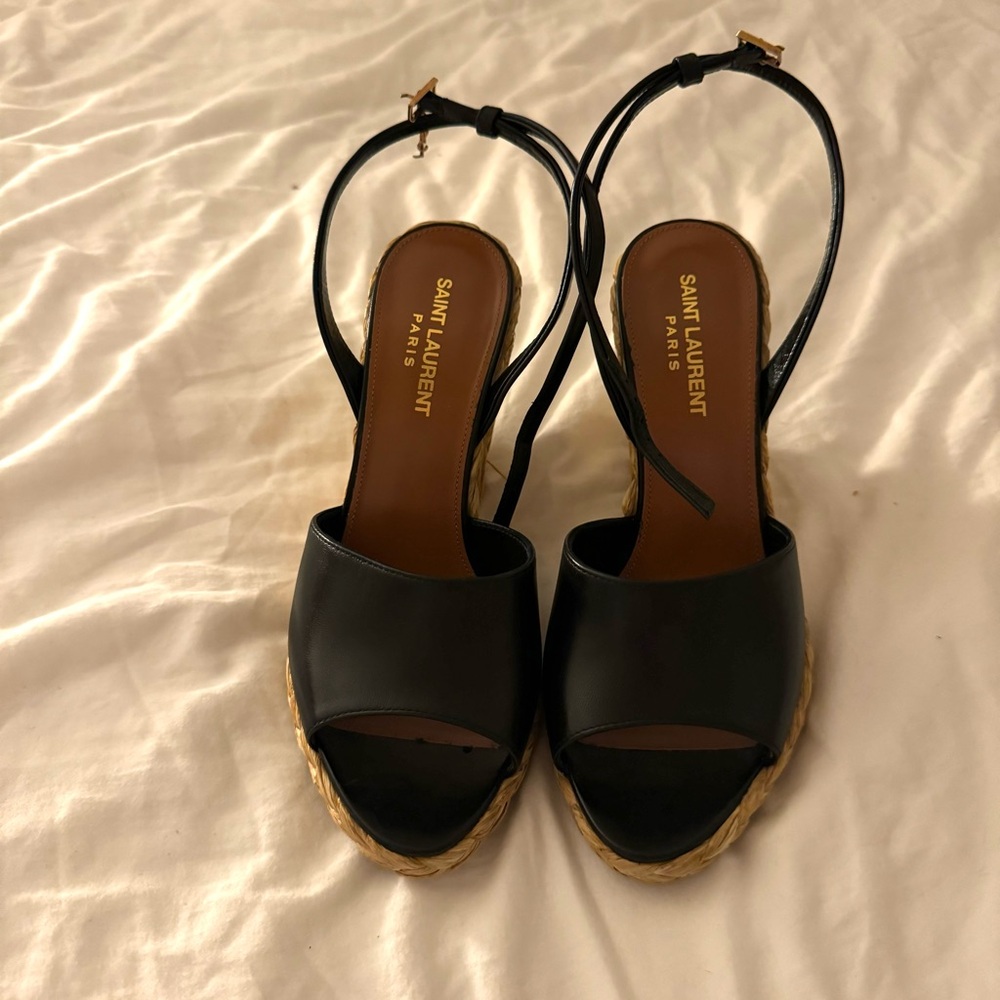 Saint Laurent Paloma Wedges - Picture 2 of 7